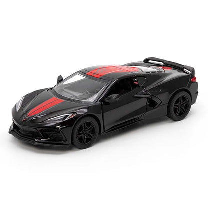 Diecast Car Chevrolet Corvette Pullback 1:36 With Printing Single Assorted (Random Pick)