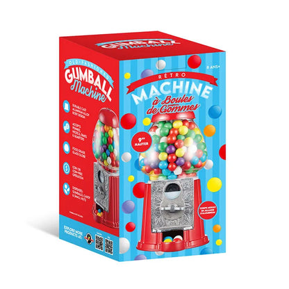 Tradeopia 9-inch Coin Free Gumball Machine Fashioned Metal (Gum Balls Not Included)