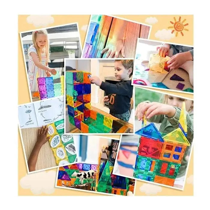 Novelty Poster OMG Magnetic Tiles Mystery Figure Inside 48 Pieces