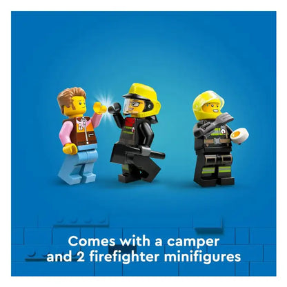 LEGO City 4x4 Fire Truck with Rescue Boat 301 PCS 5+