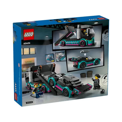 LEGO City Race Car and Car Carrier Truck - 328 Pieces