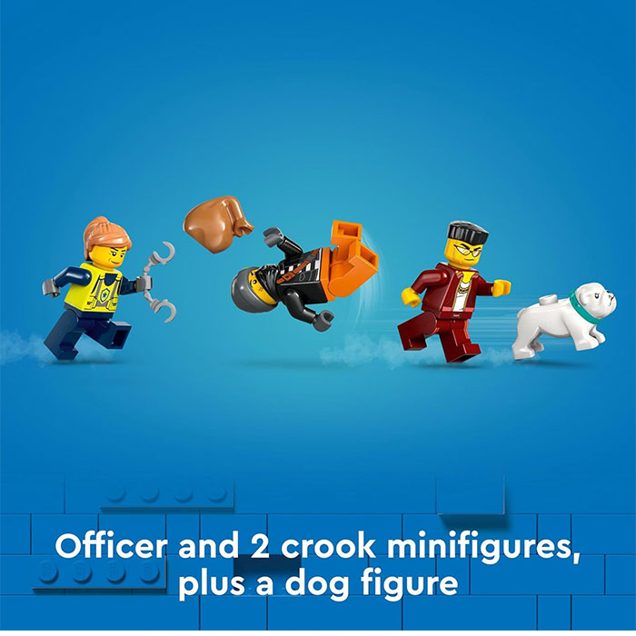 LEGO City Police Speedboat and Crooks Hideout Boat Toy