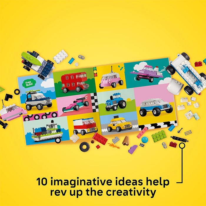 LEGO Classic Creative Vehicles, Colorful Construction Brick Building Kit