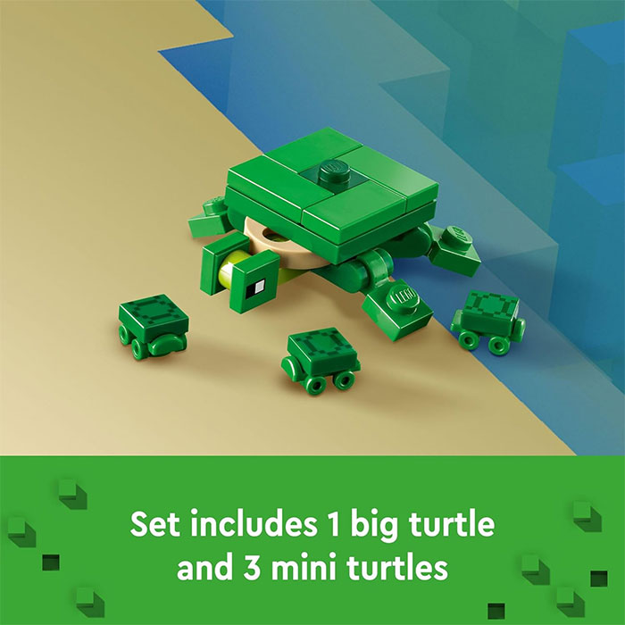 LEGO Minecraft The Turtle Beach House Construction Toy
