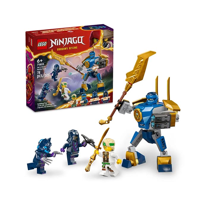 LEGO Ninjago Jay's Mech Battle Pack Dragon's Rising 78 Pcs