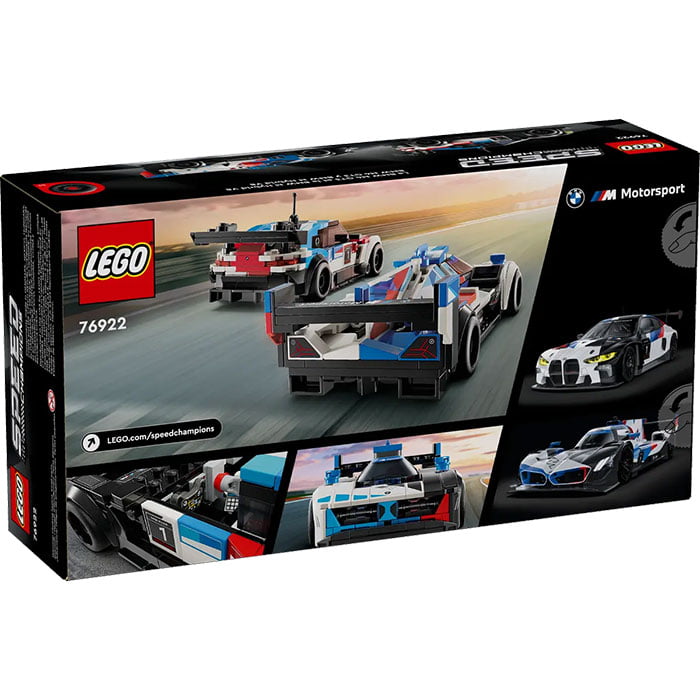 LEGO Speed Champions BMW M4 GT3 And BMW M Hybrid V8 Race Cars - 676 Pieces