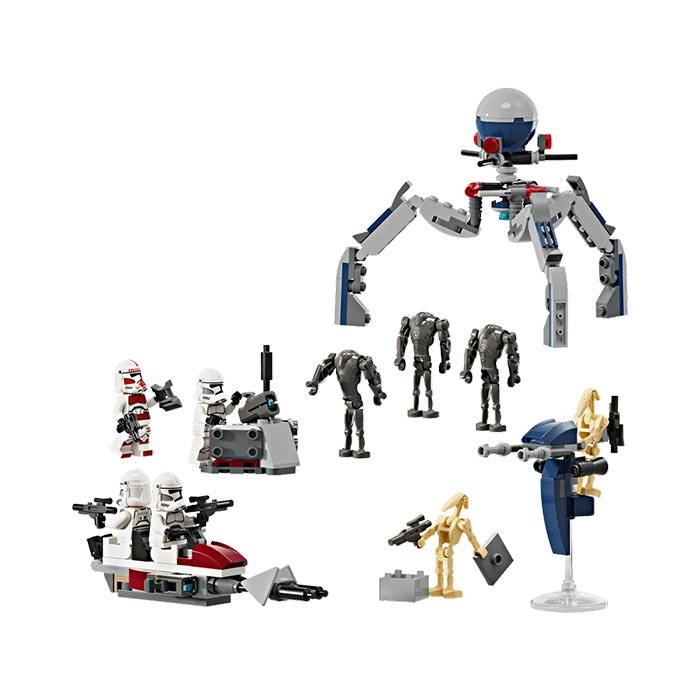 LEGO Star Wars Clone Trooper &amp; Battle Droid Battle Pack - 215 Pieces
