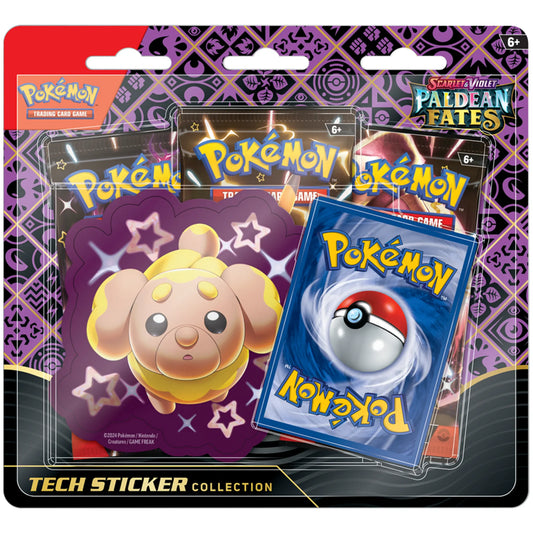 Pokemon TCG Scarlet & Violet 4.5 Paldean Fates Tech Sticker Collection Blister Pack