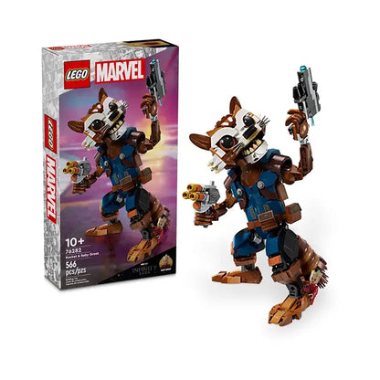 LEGO Marvel Rocket &amp; Baby Groot 566 Pieces