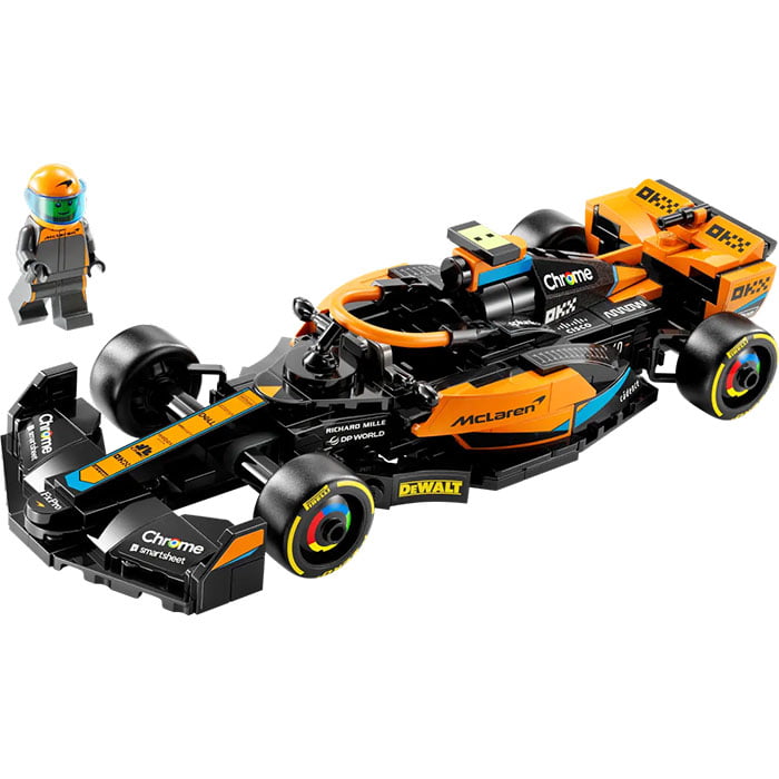 LEGO Speed Champions 2023 McLaren Formula 1 Race Car - 245 Pieces