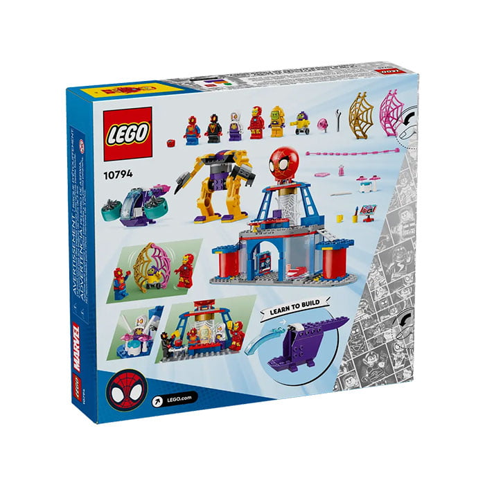 LEGO Spiderman Team Spidey Web Spinner Headquarters - 193 Pieces