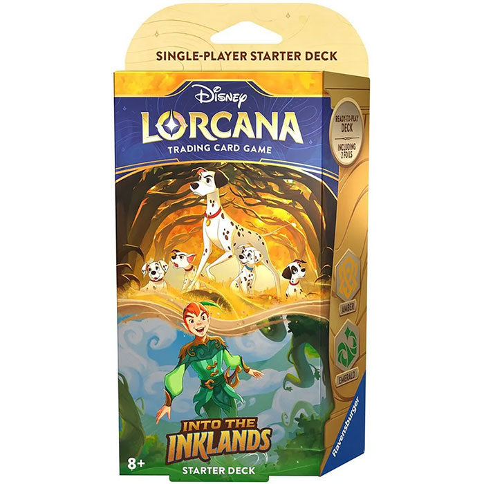 Disney Lorcana Into the Inklands Starter Deck Amber & Emerald