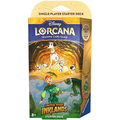 Disney Lorcana Into the Inklands Starter Deck Amber & Emerald