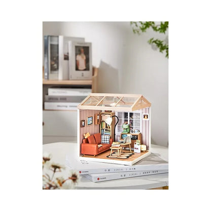 3D Wooden Puzzle DIY Cozy Living Lounge