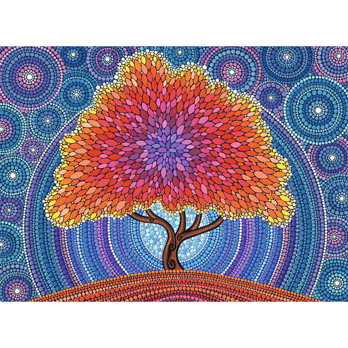 Ravensburger Color Your World Series - Tree of Life 500 Pieces Jigsaw Puzzle