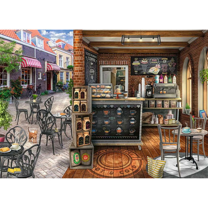 Ravensburger Quaint Cafe 1000 Pieces Jigsaw Puzzle