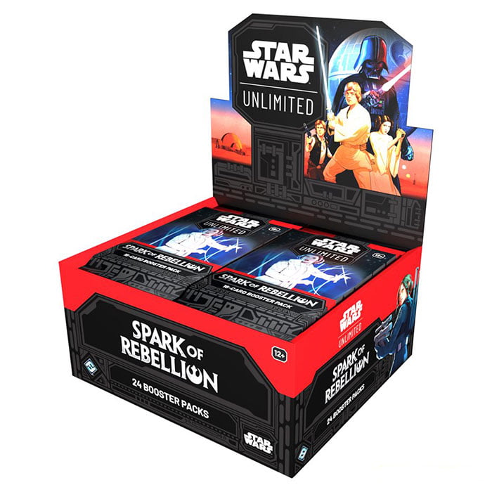 Star Wars Unlimited TCG Spark of Rebellion Booster Display