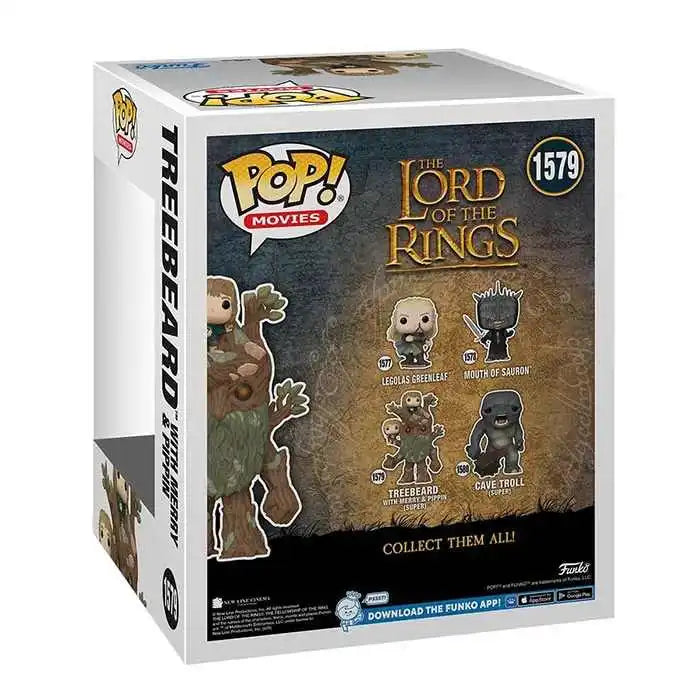 Funko Pop! Movies Lord of The Rings Treebeard With Merry &amp; Pippin