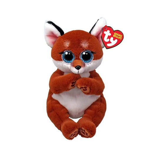 TY Beanie Baby (Beanie Bellies) - Witt Orange Fox 8 Inch