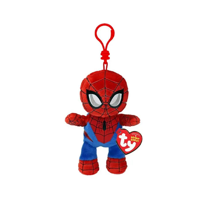 TY Plush - Disney Floppy Clip 5 Inch Spider-Man