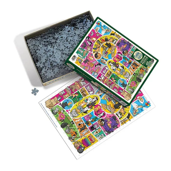 Cobble Hill 1000 Piece Puzzle - Doodlecats