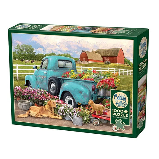 Cobble Hill 1000 Piece Puzzle - Flower Truck