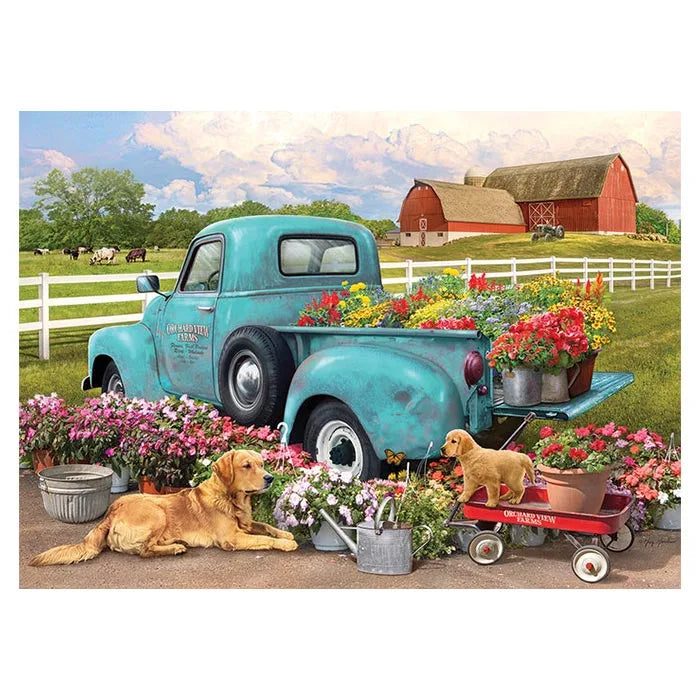 Cobble Hill 1000 Piece Puzzle - Flower Truck