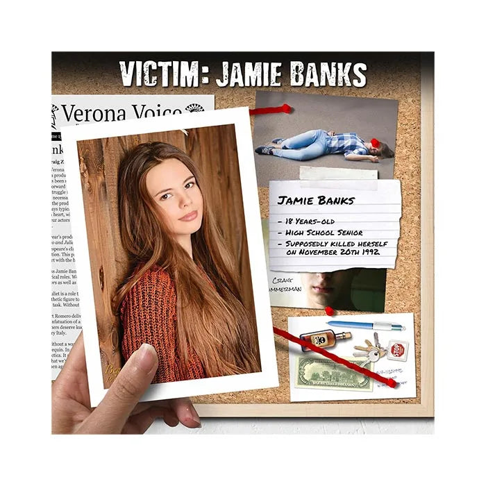 Unsolved Case Files Banks, Jamie - Cold Case Murder Mystery Game