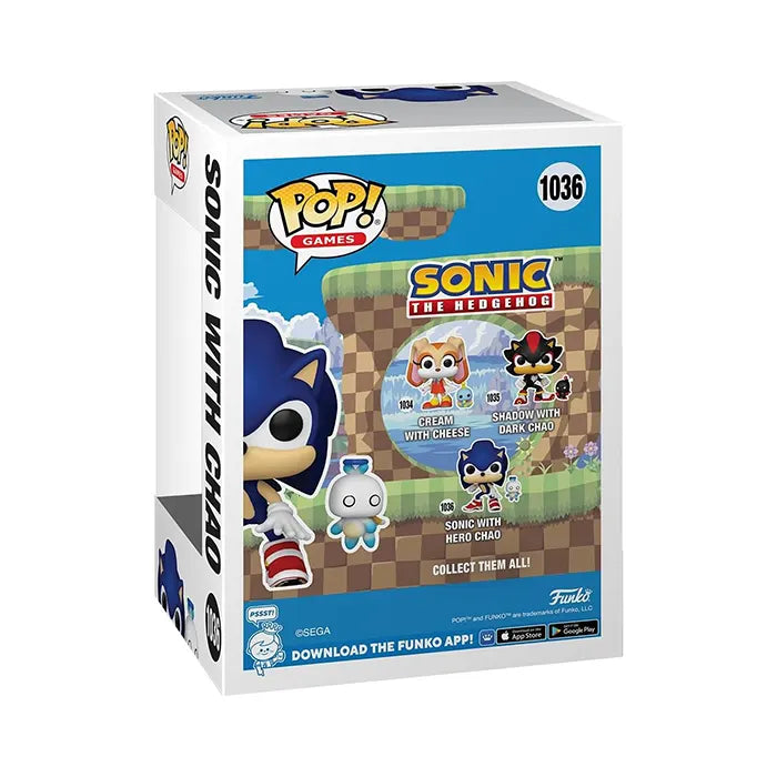 Funko Pop! &amp; Buddy Sonic the Hedgehog Sonic with Hero Chao