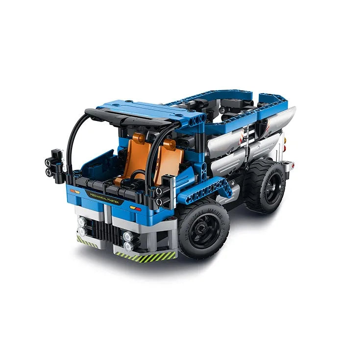R/C Block Kit 2 In 1 Cement Truck - 394 Pieces