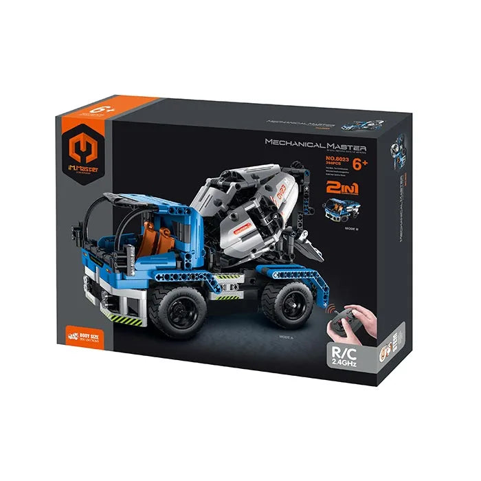 R/C Block Kit 2 In 1 Cement Truck - 394 Pieces