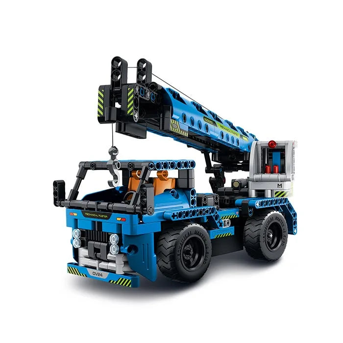 R/C Block Kit 2 In 1 Crane - 401 Pieces