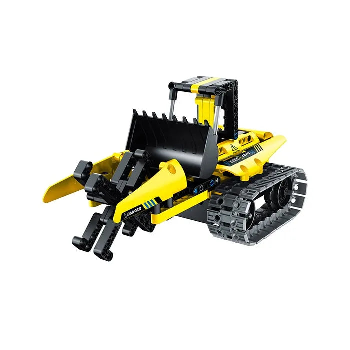 R/C Block Kit App Programming Excavator &amp; Robot - 430 Pieces