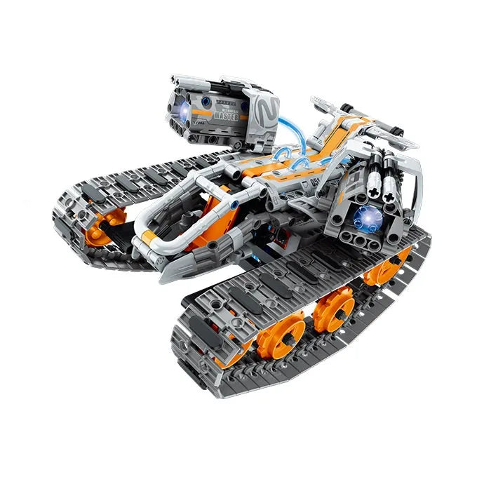 R/C Block Kit App Programming Robot Tank - 604 Pieces