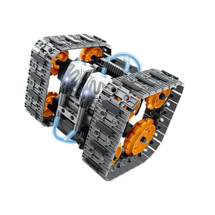 R/C Block Kit App Programming Robot Tank - 604 Pieces