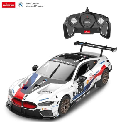 Remote Controlled BMW M8 GTE 1:18 Model Kit - 66 Pieces
