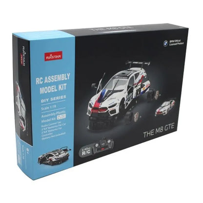 Remote Controlled BMW M8 GTE 1:18 Model Kit - 66 Pieces