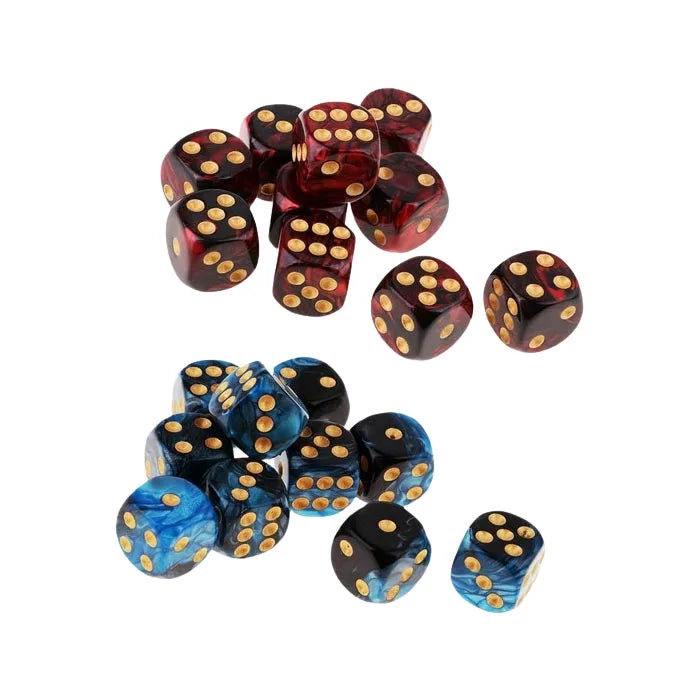 Tradeopia D6 Dice 12 Piece Sets Assorted Colors (Random Pick)