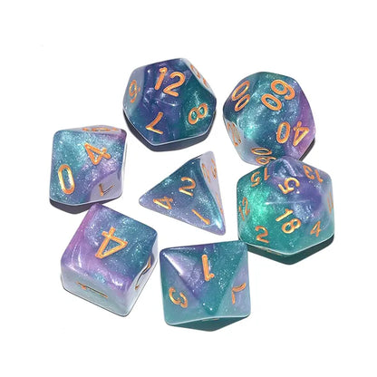 Tradeopia D&amp;D Mini Dice 7 Piece Sets Assorted Colors (Random Pick)