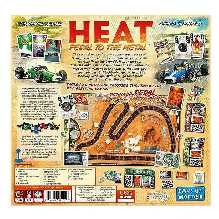 Heat: Pedal to the Metal Board Game