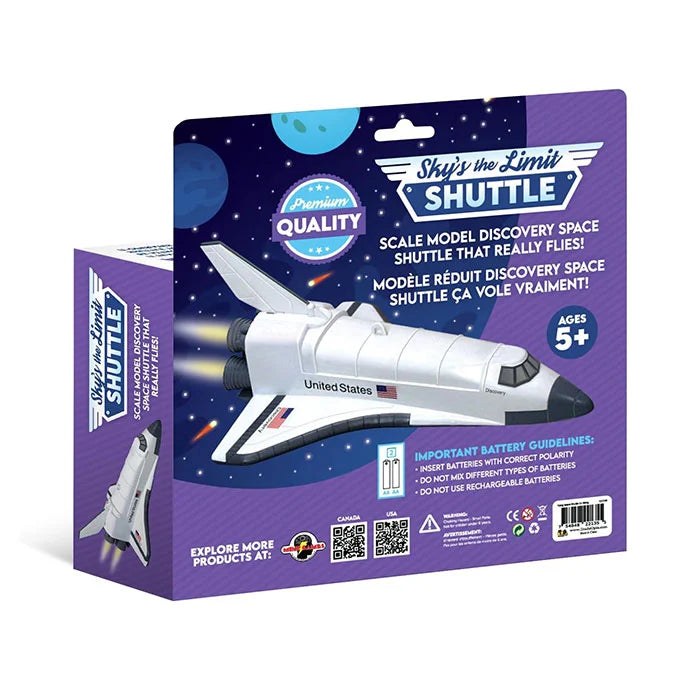 FLYING SPACE SHUTTLE ON STR TR