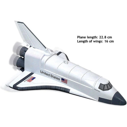 FLYING SPACE SHUTTLE ON STR TR