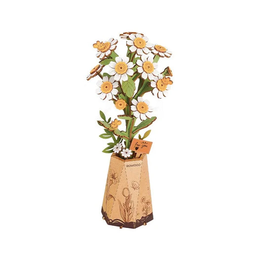 3D Wooden Puzzle DIY Chamomile