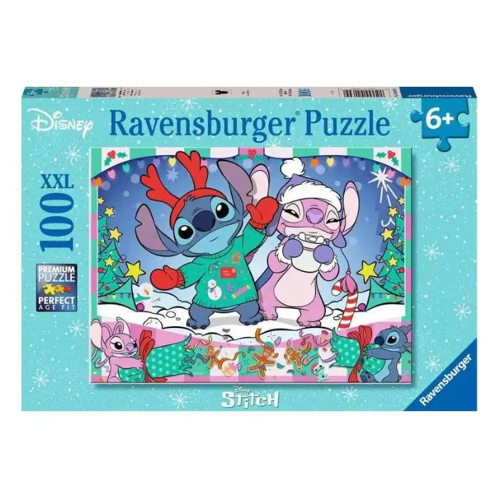 Disney Stitch Christmas 100 Piece Jigsaw Puzzle