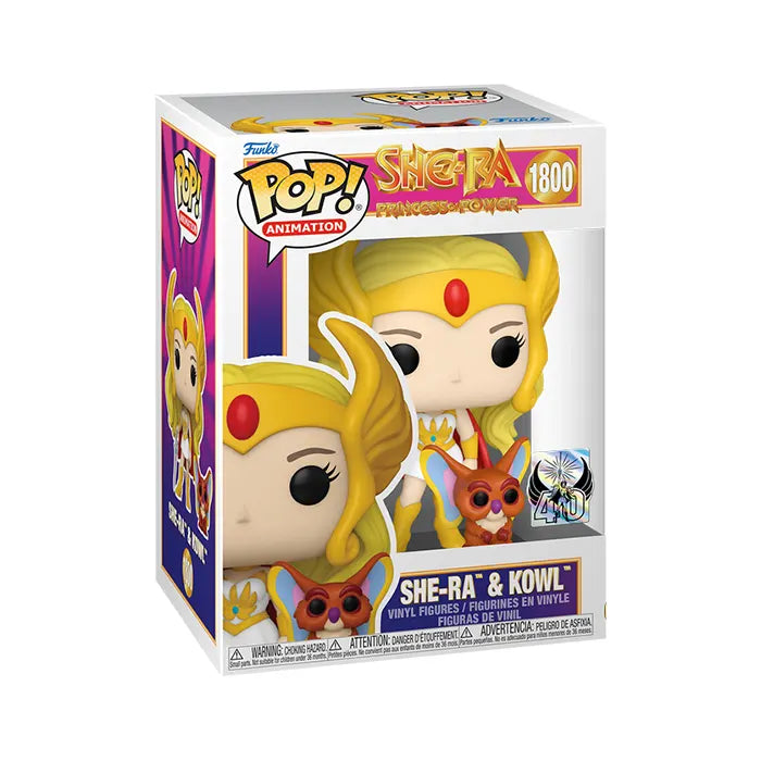 Funko Pop &amp; Buddy Movies She-Ra &amp; Kowl (40th Anniversary)