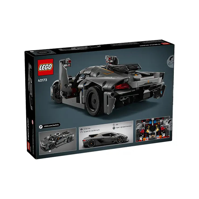 LegoTechnic Koenigsegg Jesko Absolut Grey Hypercar - 801 Pieces