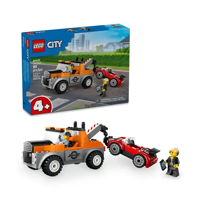 LEGO City Tow Truck and Sports Car Repair - 101 Pieces