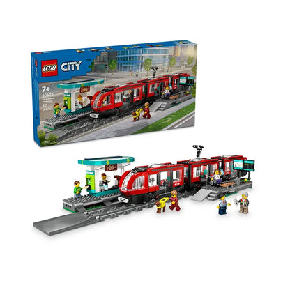 LEGO City Downtown Streetcar and Station - 811 Pieces