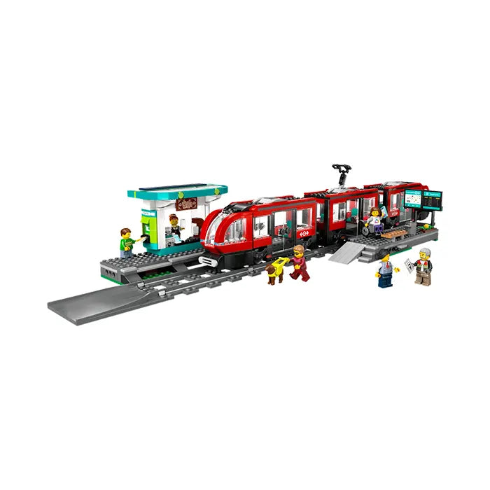LEGO City Downtown Streetcar and Station - 811 Pieces