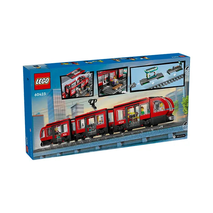 LEGO City Downtown Streetcar and Station - 811 Pieces